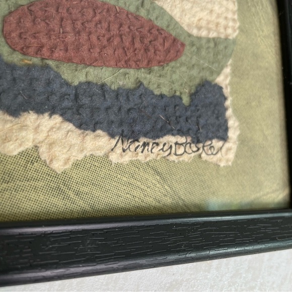 NANCY BASKET Cherokee Native American Fiber Art 3 Framed Duck Scarecrow Chicken - Picture 5 of 11